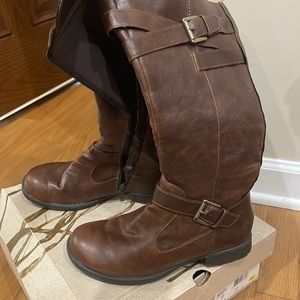 Brown Leather Boots